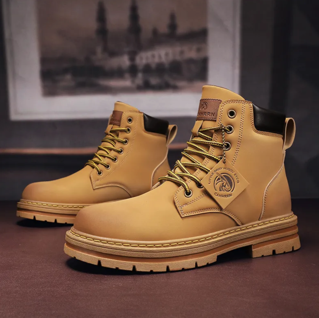 Wasserabweisende Herren Winterstiefel Mit Griffiger Sohle