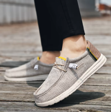 Herren Canvas Loafer Zum Hineinschlüpfen