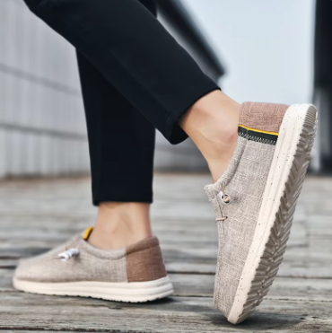 Herren Canvas Loafer Zum Hineinschlüpfen
