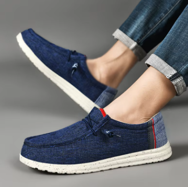 Herren Canvas Loafer Zum Hineinschlüpfen