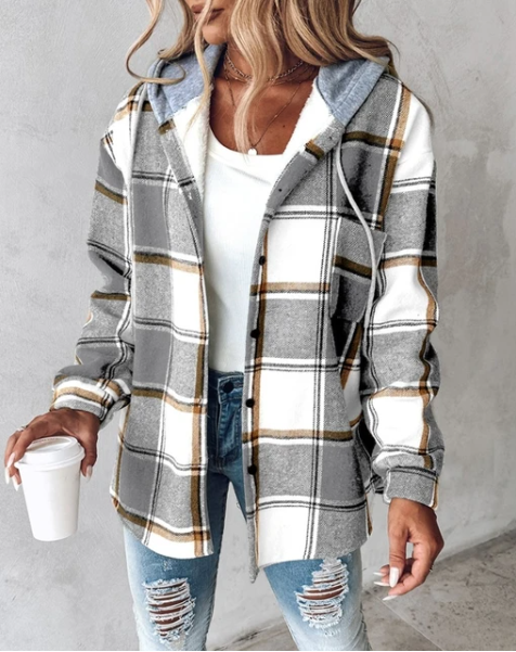 Sweat-shirt à capuche imprimé avec poche kangourou