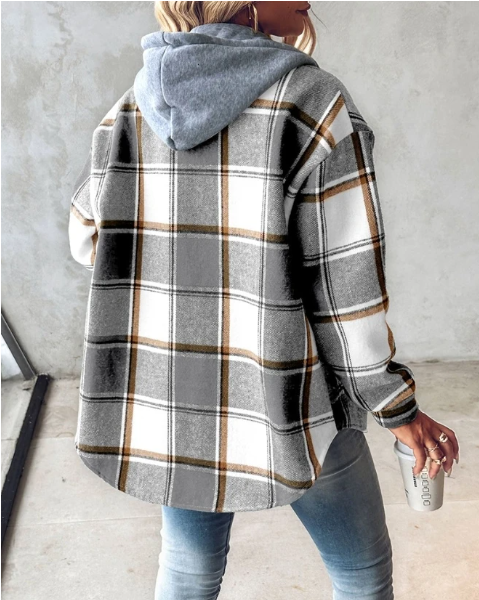 Sweat-shirt à capuche imprimé avec poche kangourou