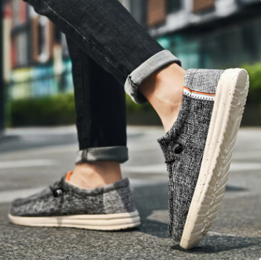 Herren Canvas Loafer Zum Hineinschlüpfen