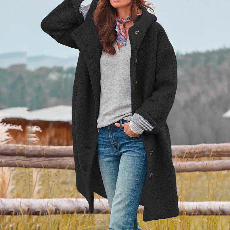 Gefütterte Winterjacke mit Bequemem Schnitt für Damen
