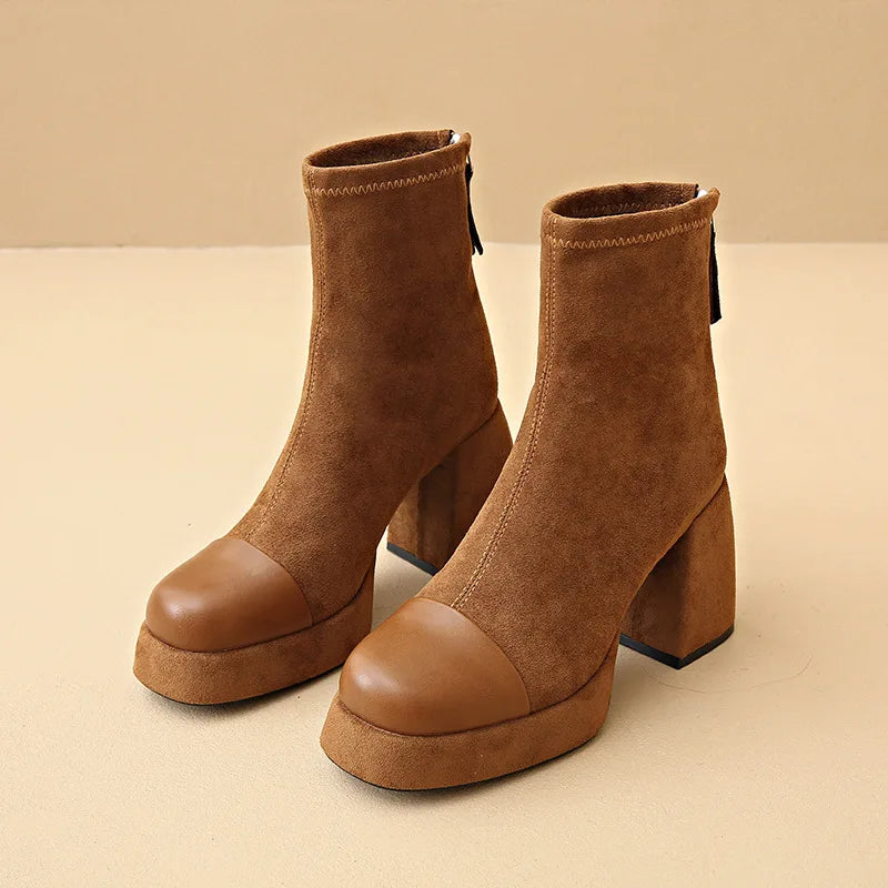 Bequeme Damen Stiefel mit weicher Sohle