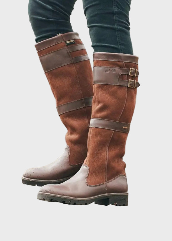 Hohe Damen Stiefel Mit Gepolsterter Einlegesohle