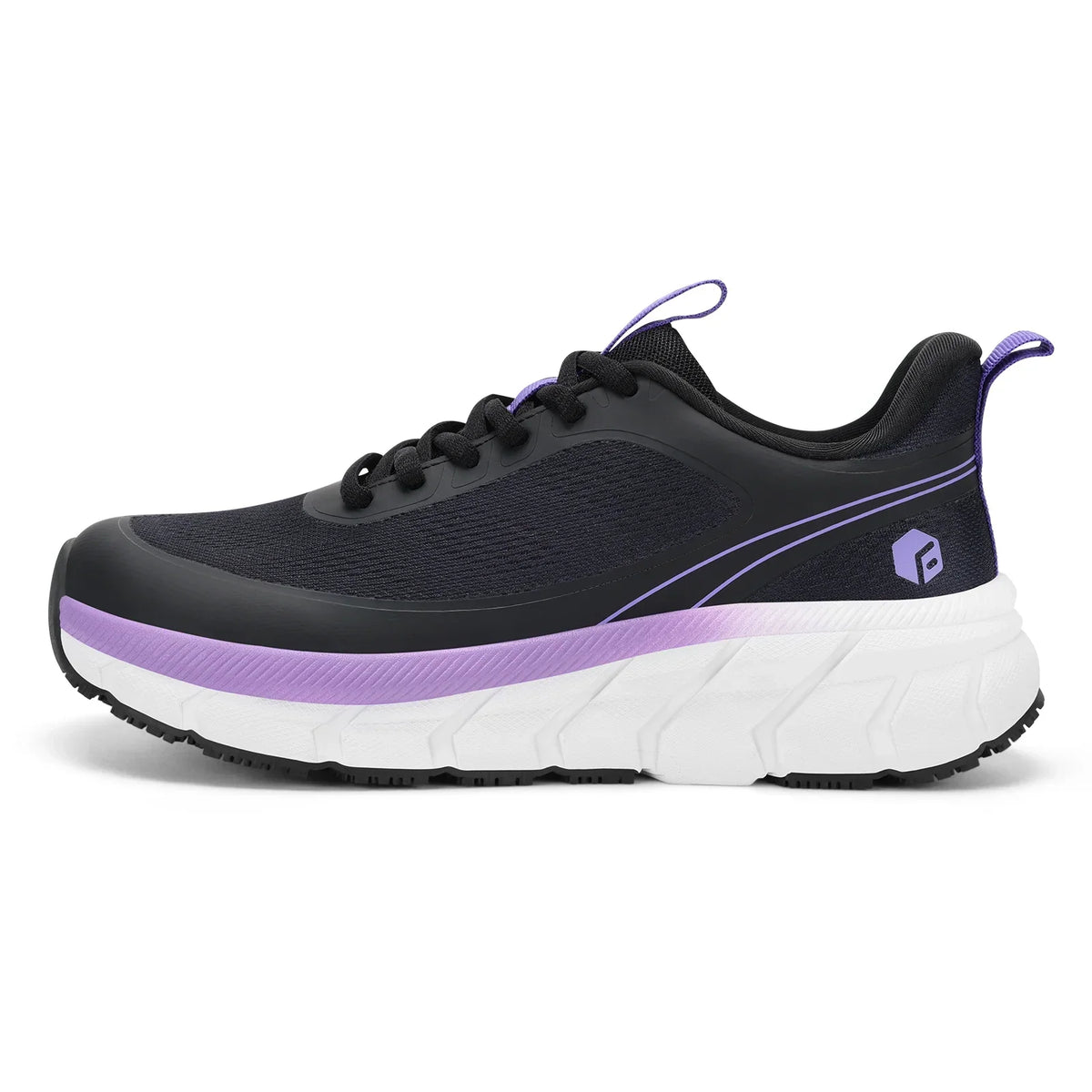 Rutschfeste Damen Walking Sneaker mit breiter Zehenbox