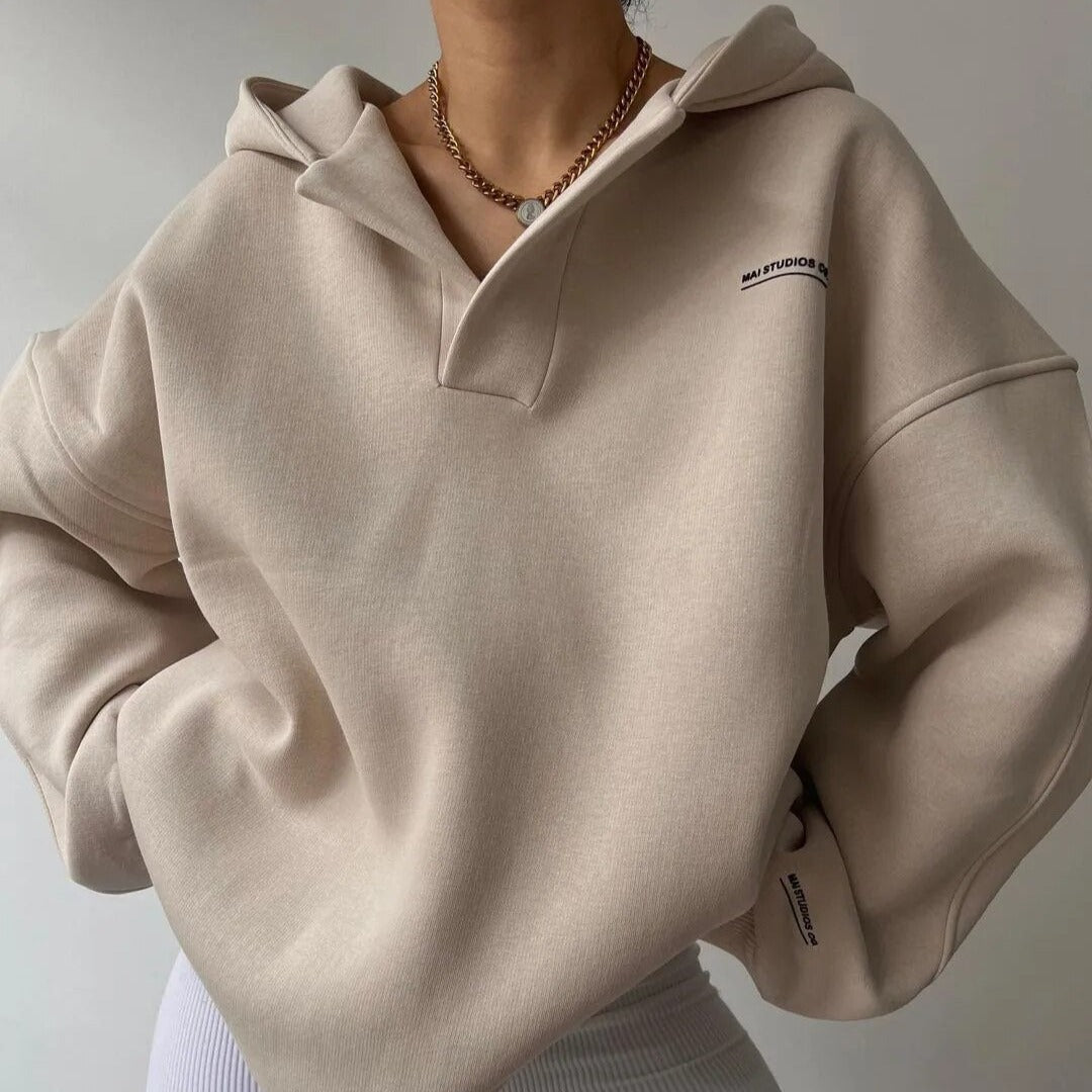 Pull-over à col rond intemporel en maille douce