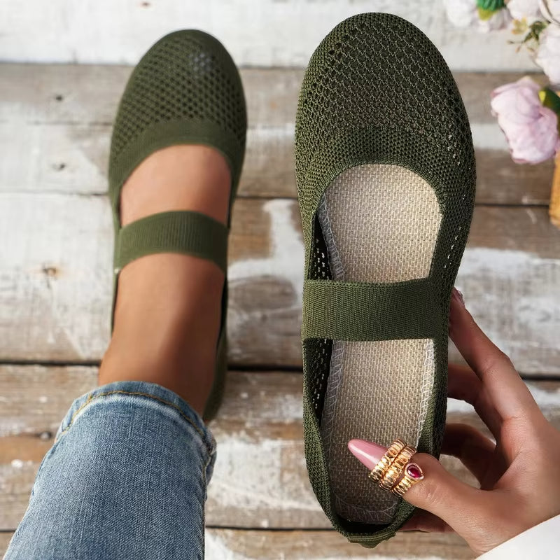 Flexible Damen Barfussschuhe mit dünner Sohle für Spaziergänge