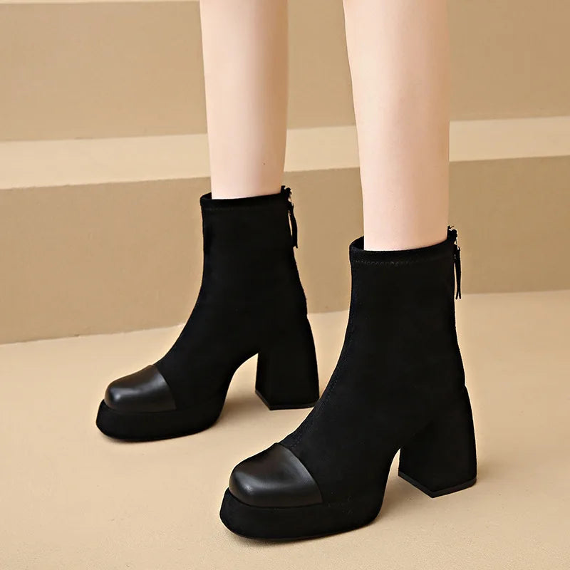 Bequeme Damen Stiefel mit weicher Sohle