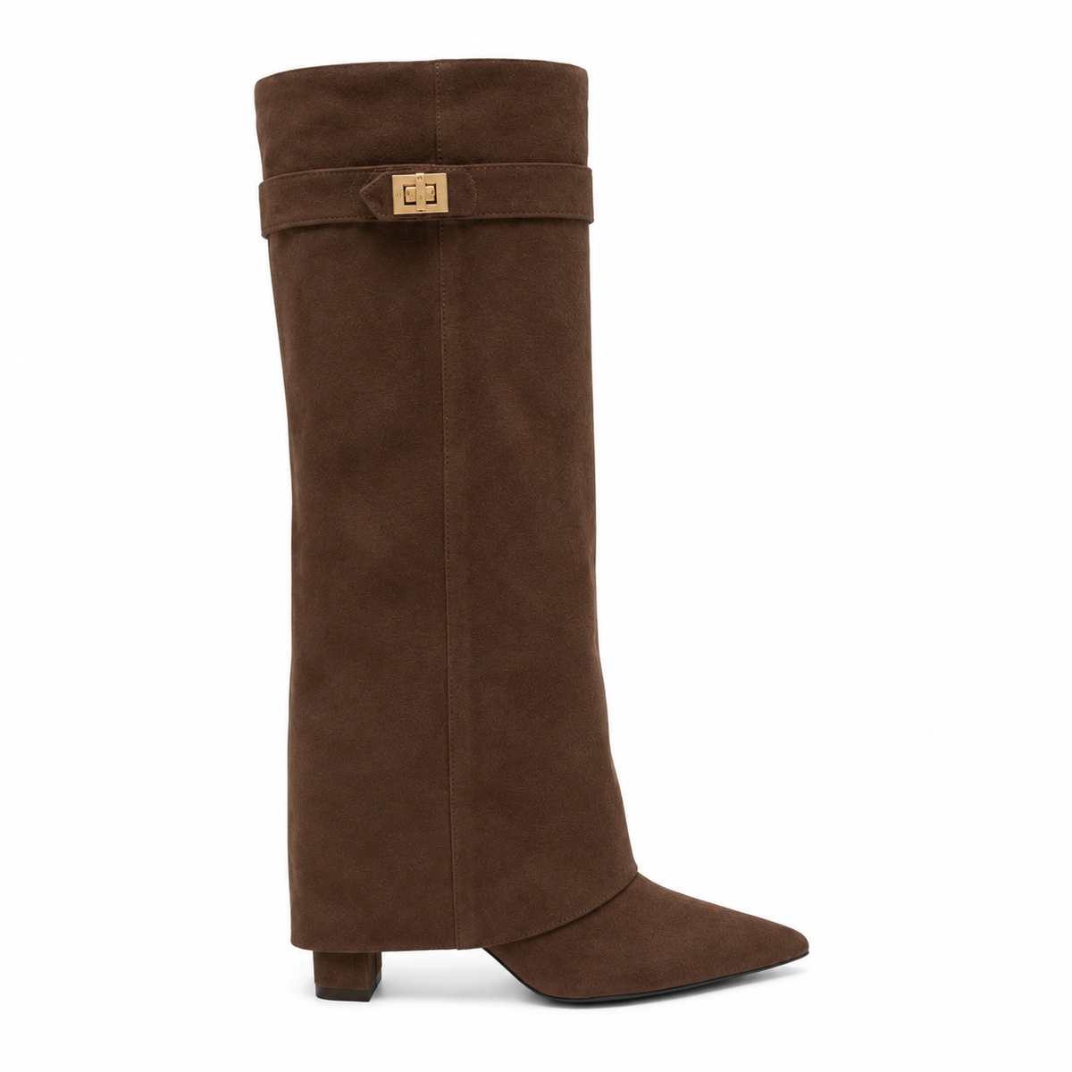 Kniehohe Damenstiefel mit Hohem Absatz