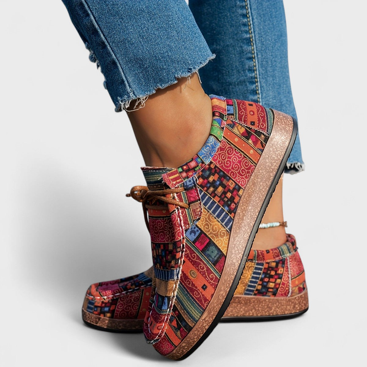 Orthopädische Damen Sneaker mit gepolsterter Sohle