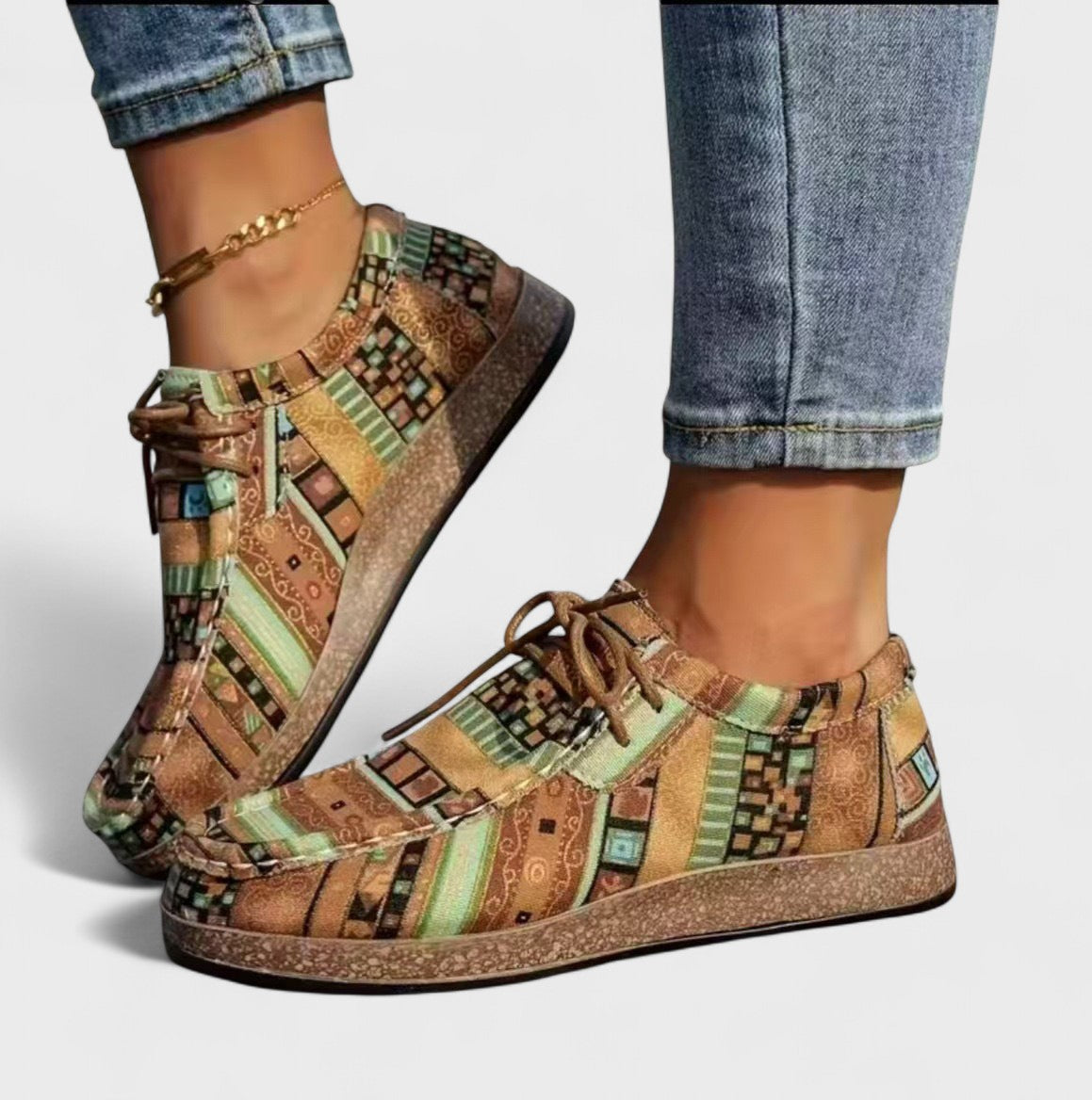 Orthopädische Damen Sneaker mit gepolsterter Sohle