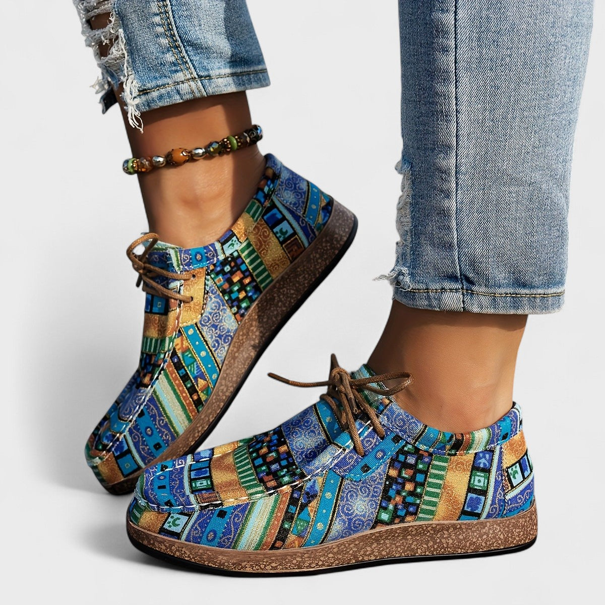 Orthopädische Damen Sneaker mit gepolsterter Sohle