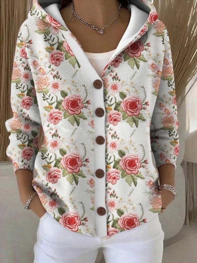 Damen Lange Strickjacke für Lagenlooks