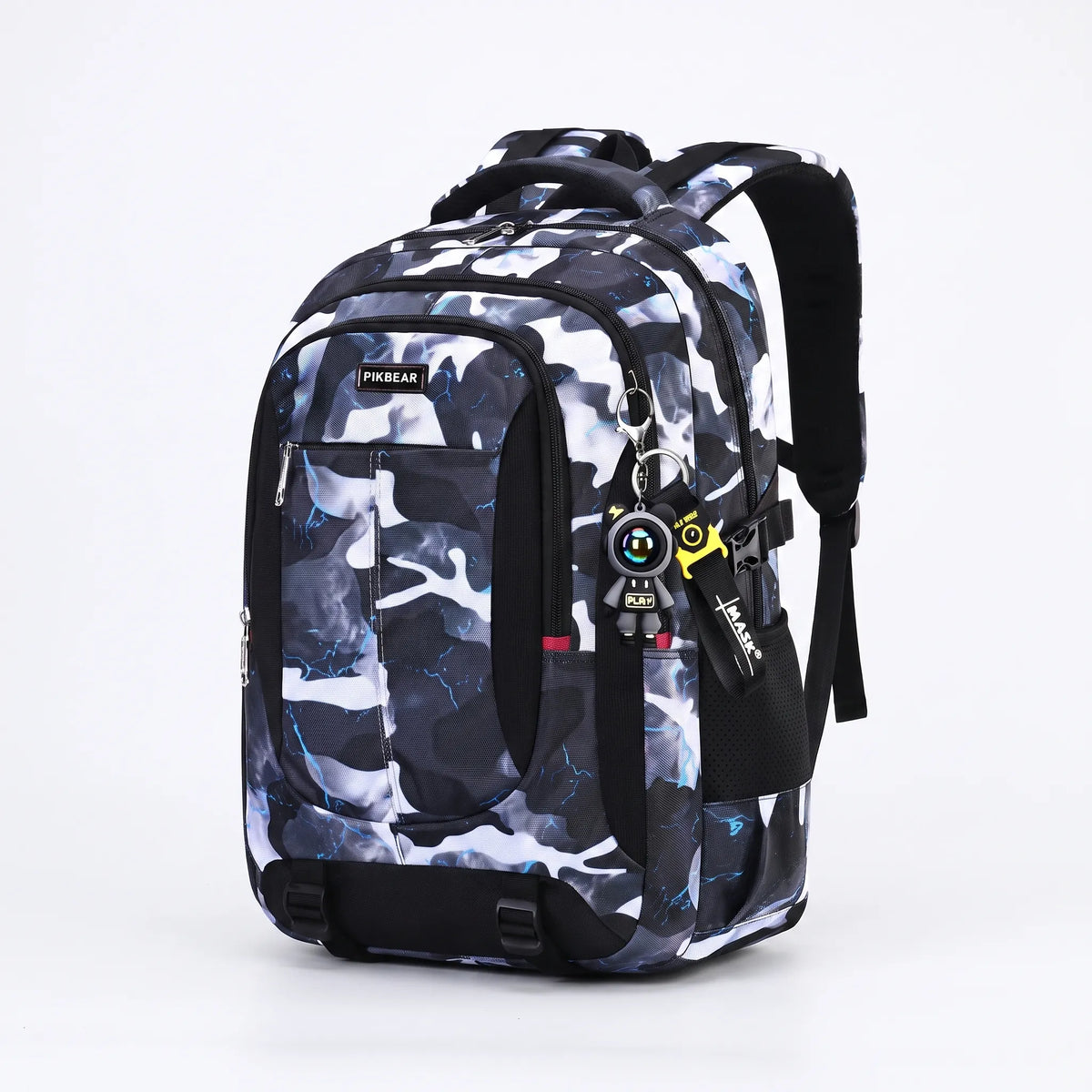 Geräumiger Teenager-Rucksack mit vielen Fächern und Laptopfach