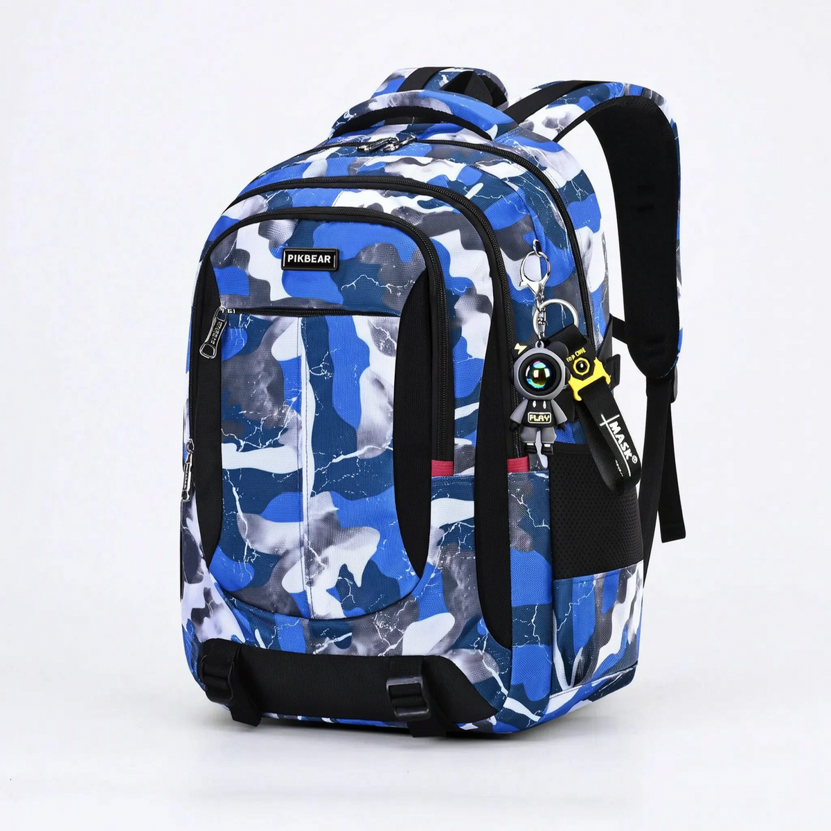 Geräumiger Teenager-Rucksack mit vielen Fächern und Laptopfach