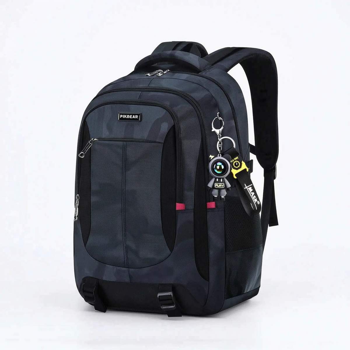 Geräumiger Teenager-Rucksack mit vielen Fächern und Laptopfach