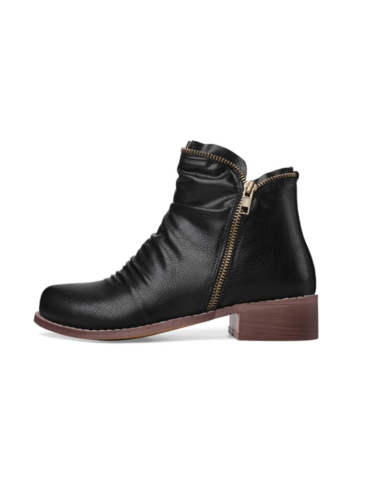 Damen Western Stiefeletten mit Doppelreißverschluss