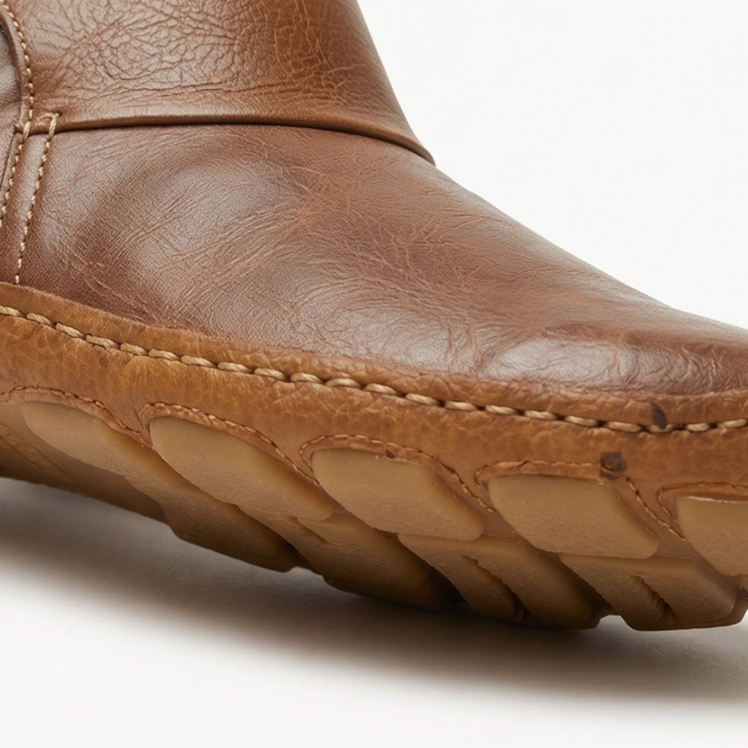 Weite Damen Stiefeletten mit Klettverschluss