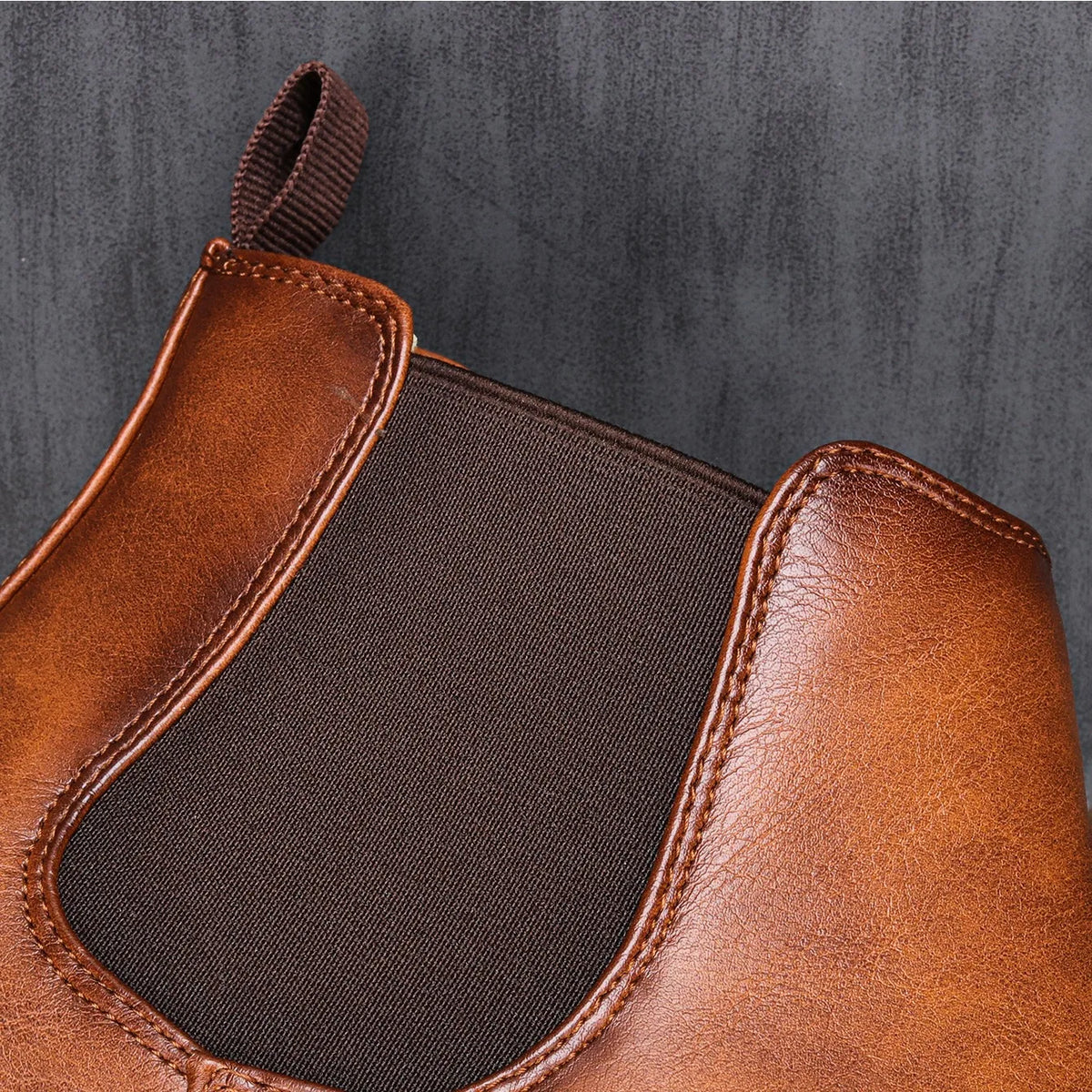 Herren Chelsea Boots Im Retro Look Mit Elastikeinsatz
