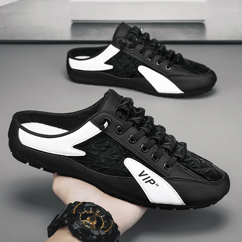 Orthopädische Herren Slip-On Sneaker mit Gummisohle