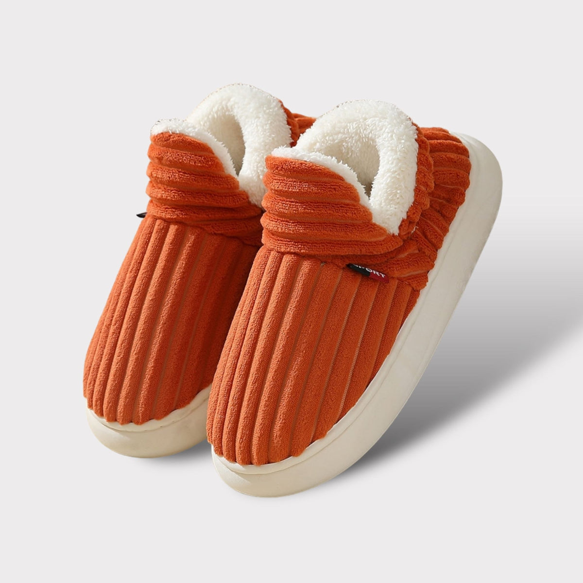 Flauschige Unisex Hausschuhe mit Dicker Sohle