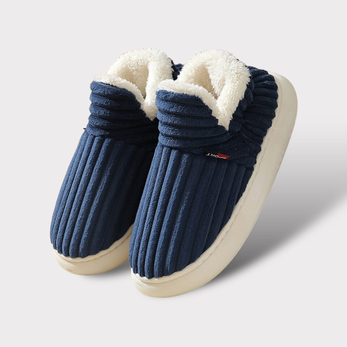 Flauschige Unisex Hausschuhe mit Dicker Sohle