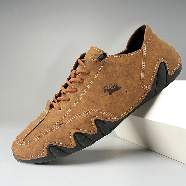 Flexible Barfussschuhe aus Kunstleder mit rutschfester Sohle