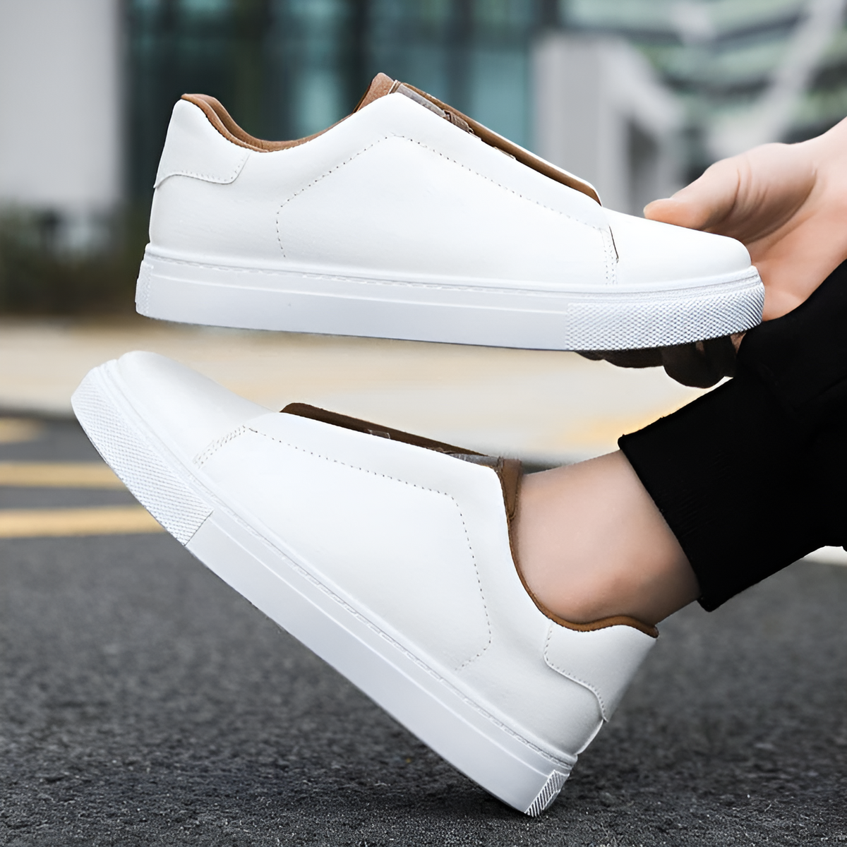 Vegane Herren Sneaker für den Alltag mit Komfortsohle