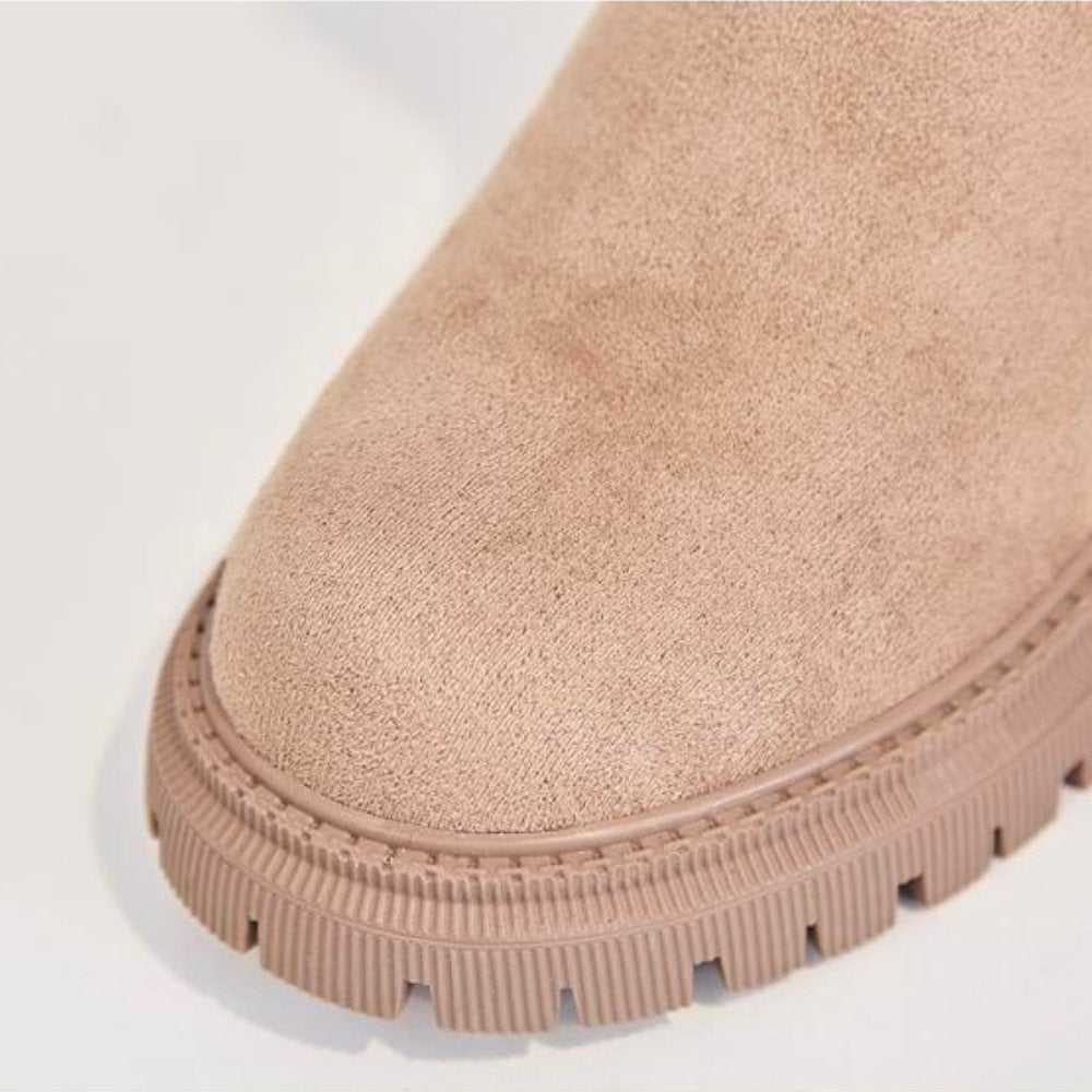 Gefütterte Damen Winterstiefel Mit Rutschfester Sohle