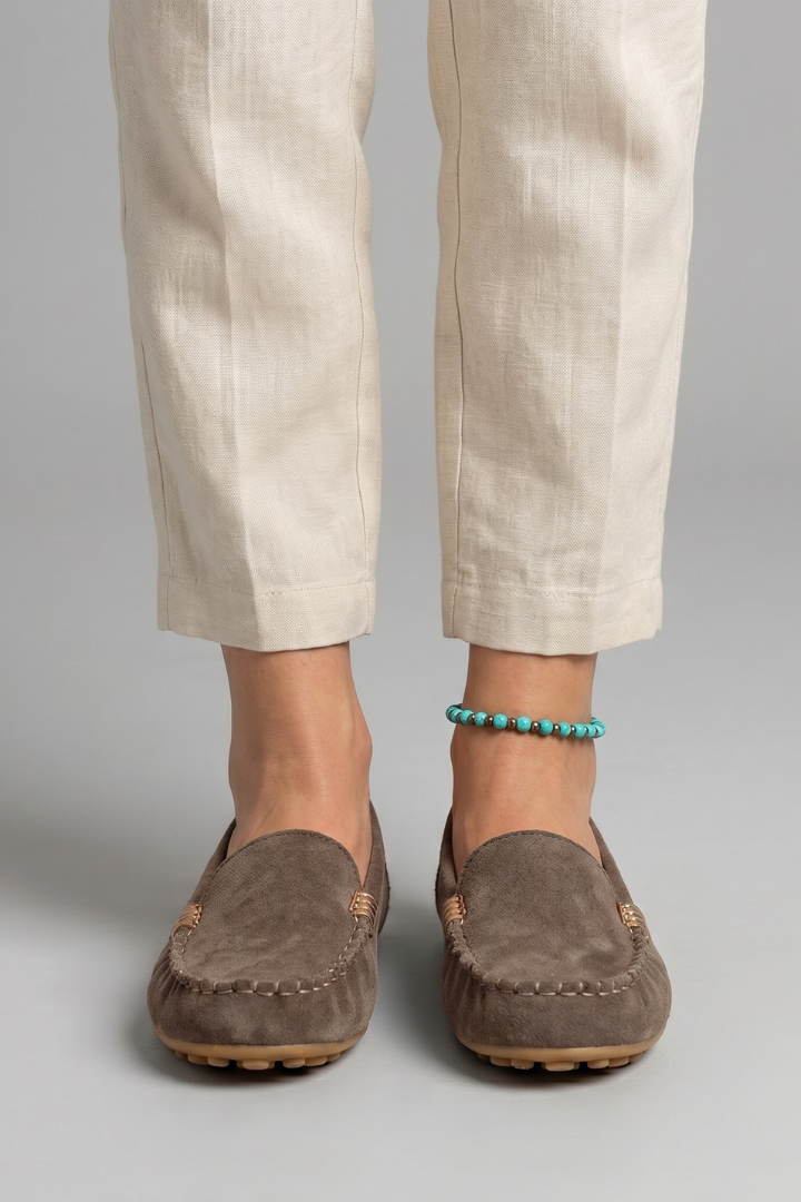 Orthopädische Damen Slip-On Loafer mit runder Zehe