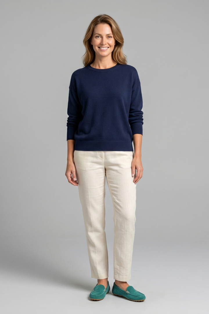 Orthopädische Damen Slip-On Loafer mit runder Zehe