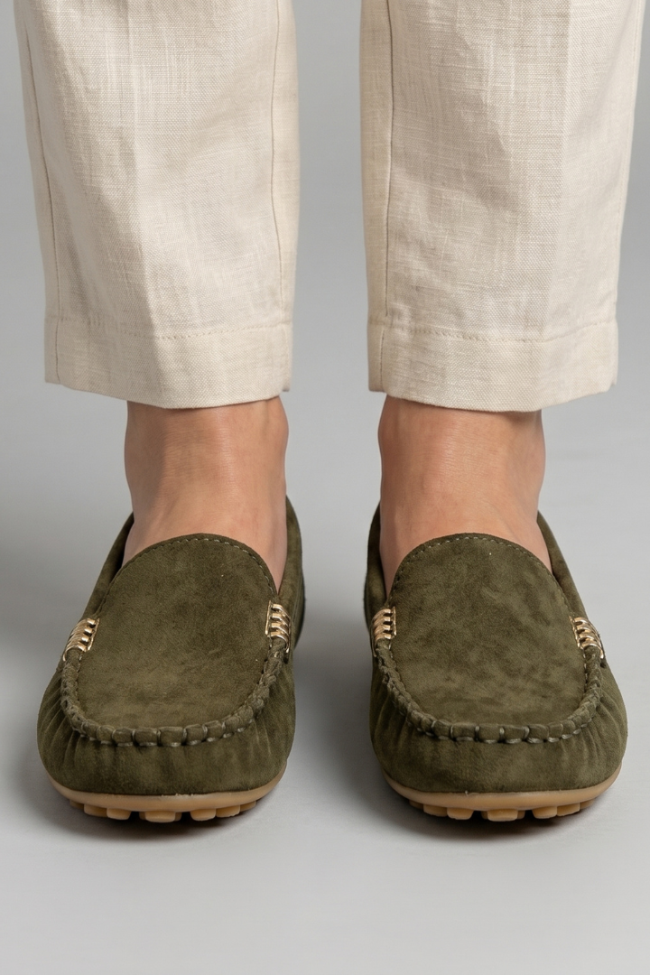 Orthopädische Damen Slip-On Loafer mit runder Zehe