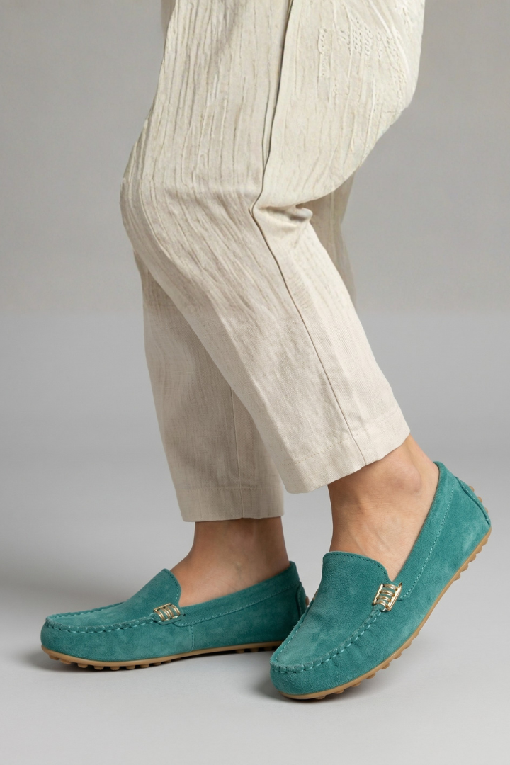 Orthopädische Damen Slip-On Loafer mit runder Zehe
