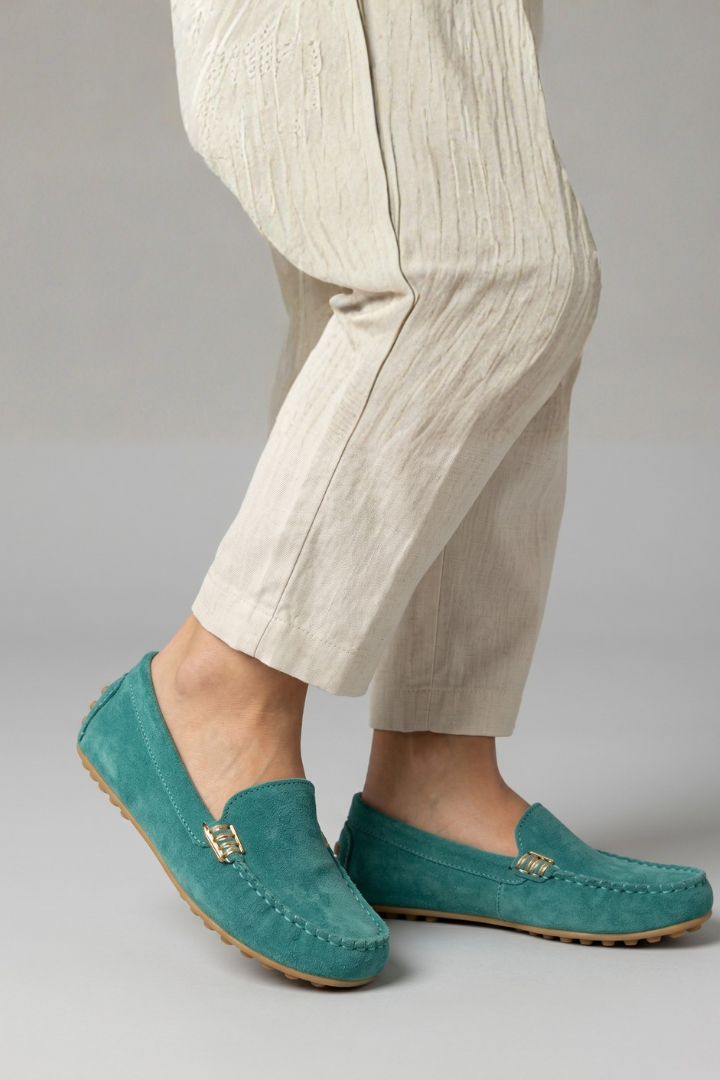 Orthopädische Damen Slip-On Loafer mit runder Zehe