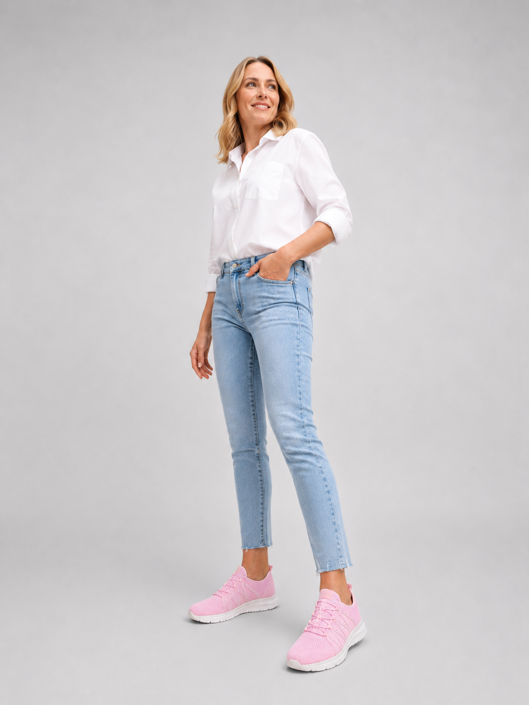 Glitzernde Damen Strick Sneaker zum Hineinschlüpfen