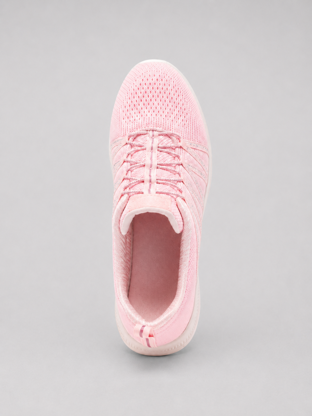 Glitzernde Damen Strick Sneaker zum Hineinschlüpfen