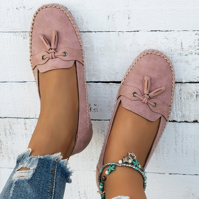 Orthopädische Damen Loafer mit Fußgewölbestütze