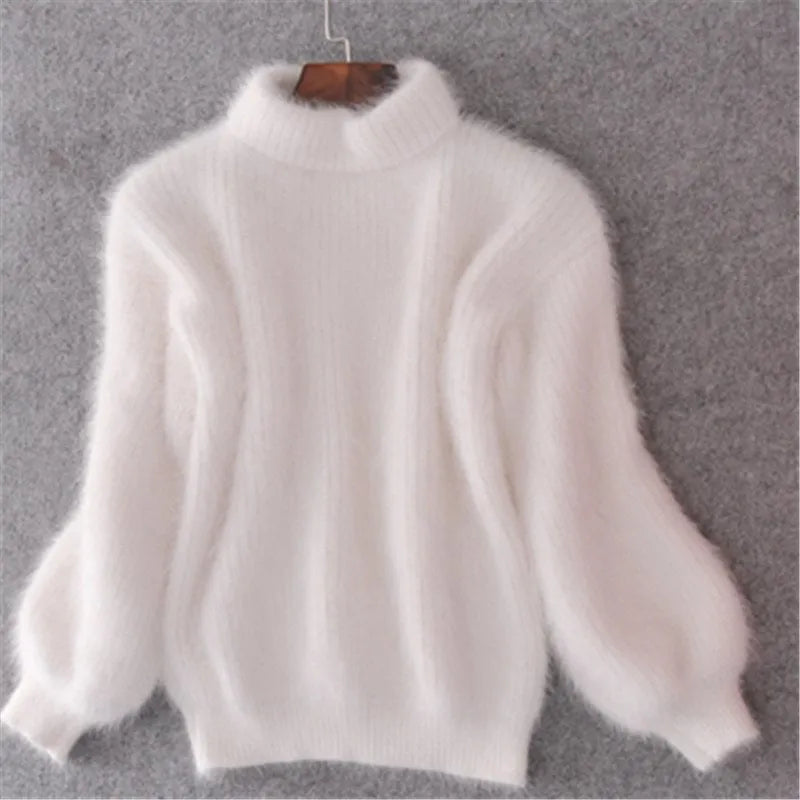 Locker Gestrickter Damen Pullover Im Vintage Look