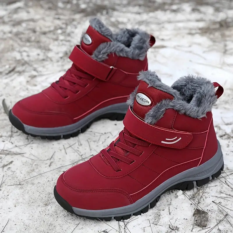 Orthopädische Warm Gefütterte Damen Winterstiefel