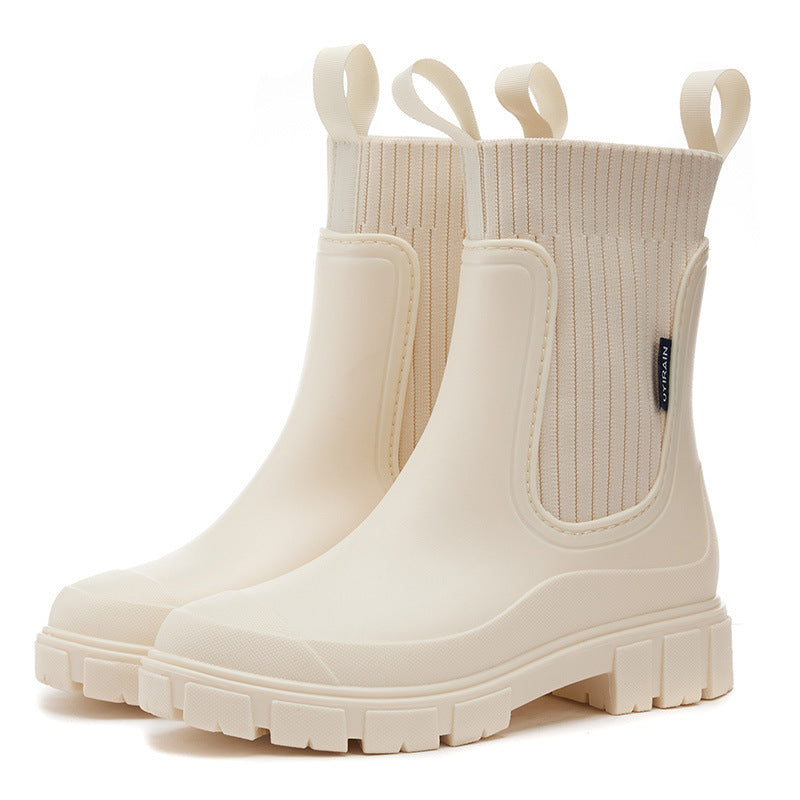 Wasserdichte Damen Gummistiefel mit Rutschfester Sohle