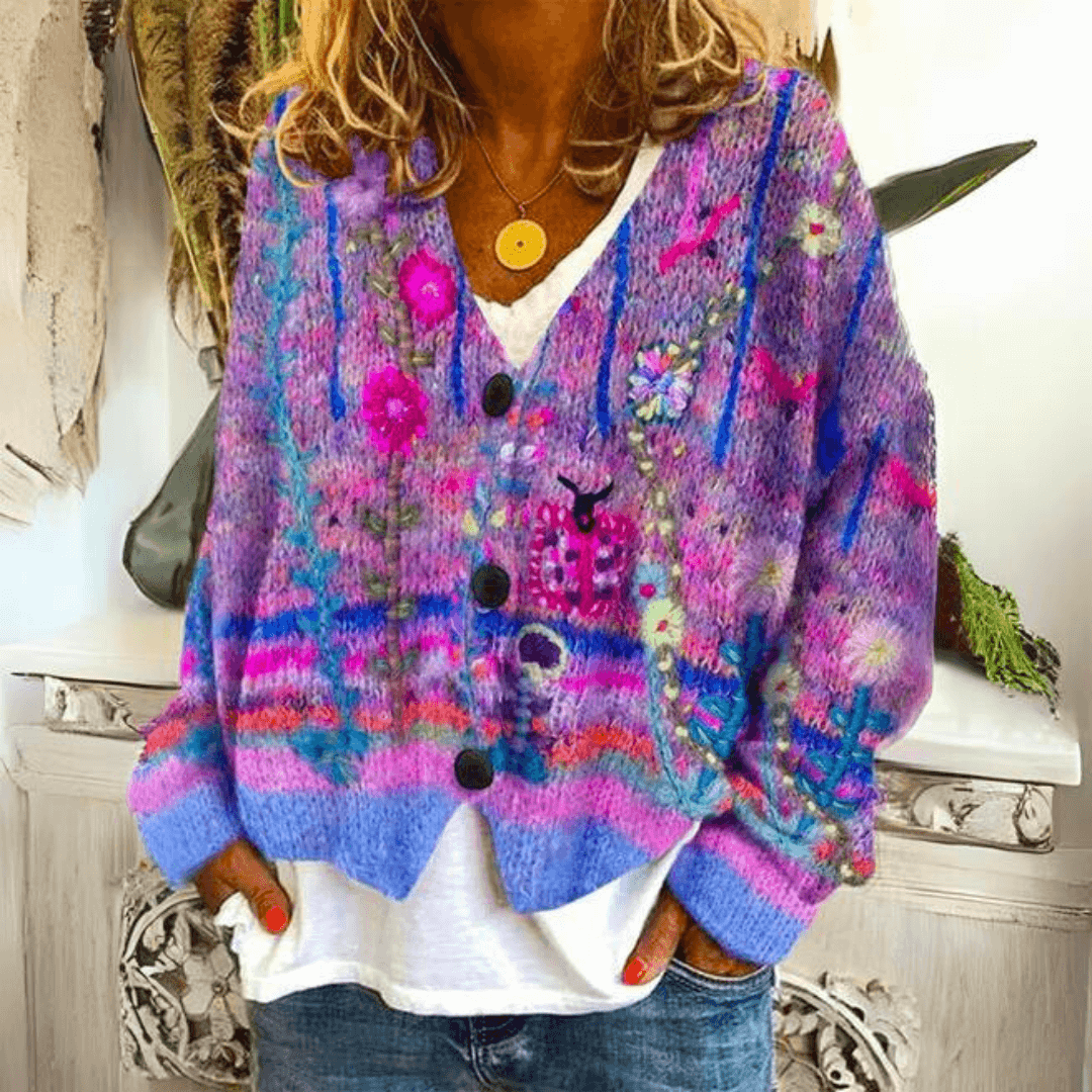 Leichte Strickjacke Im Schmalen Schnitt