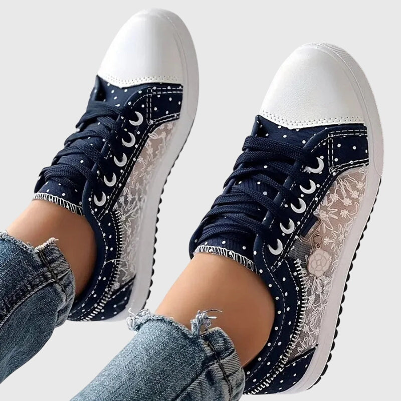Damen Orthopädische Sneaker mit weitem Zehenbereich