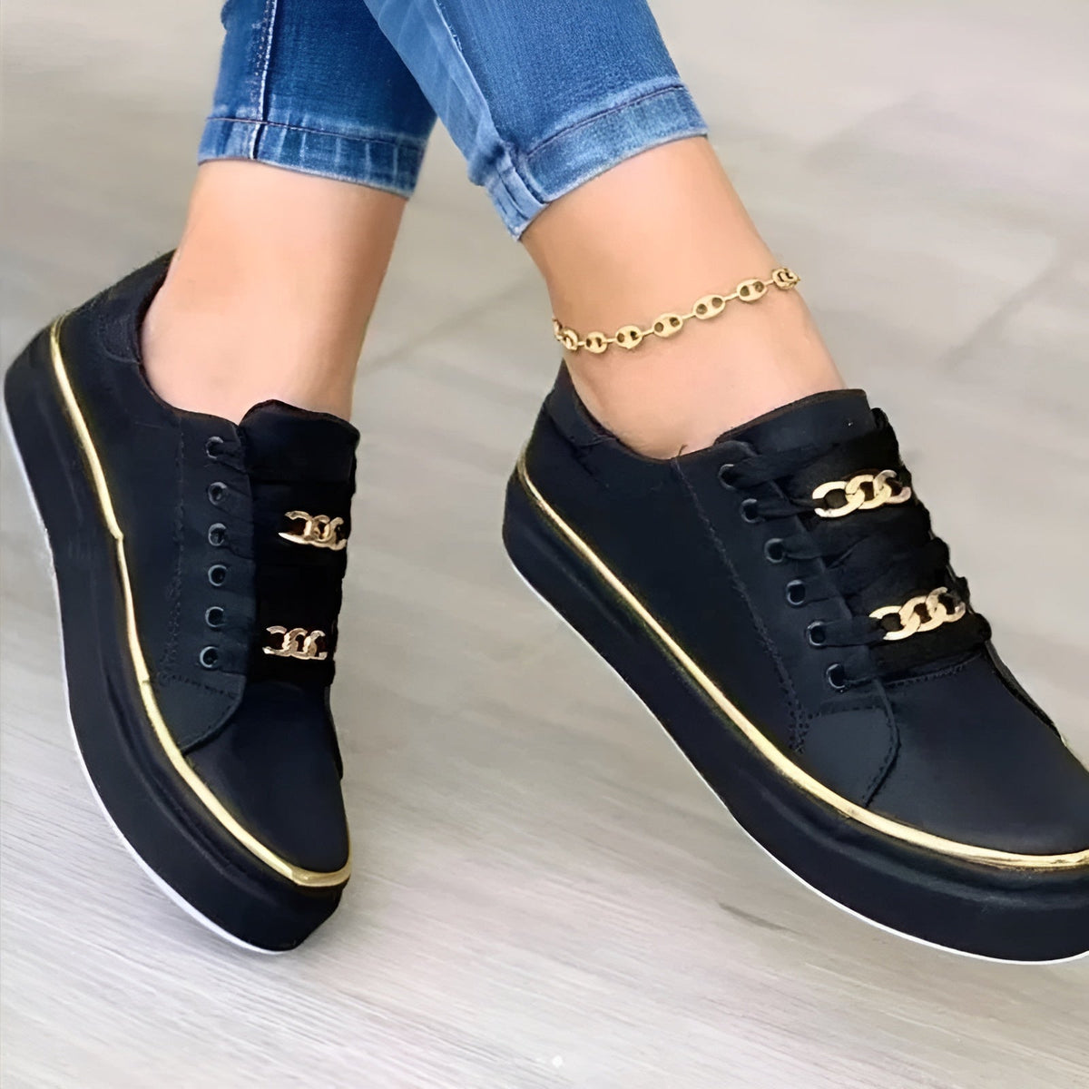 Orthopädische Damen Schnürschuhe im modernen Look