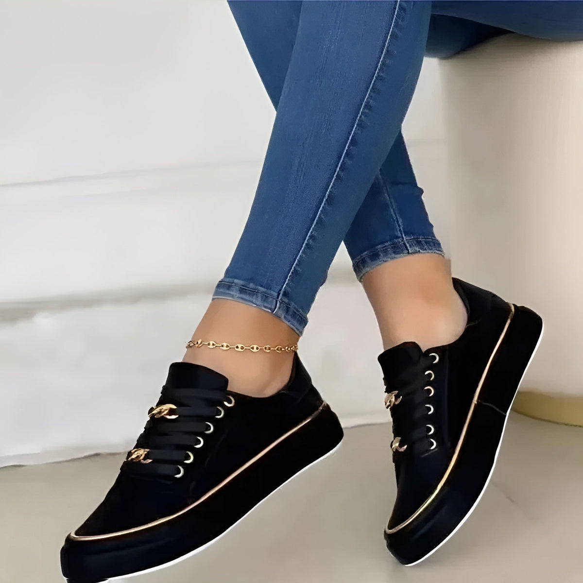 Orthopädische Damen Schnürschuhe im modernen Look