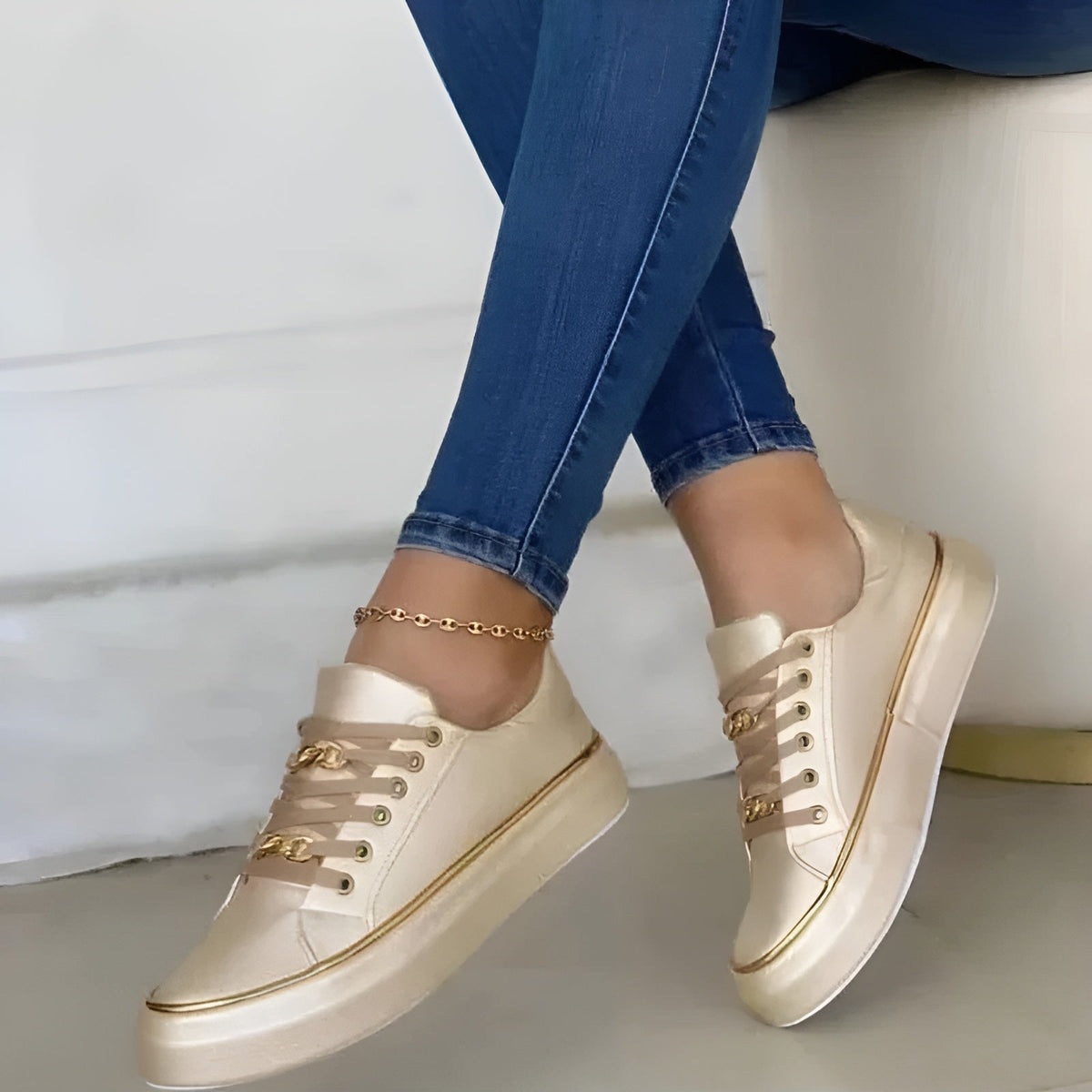 Orthopädische Damen Schnürschuhe im modernen Look