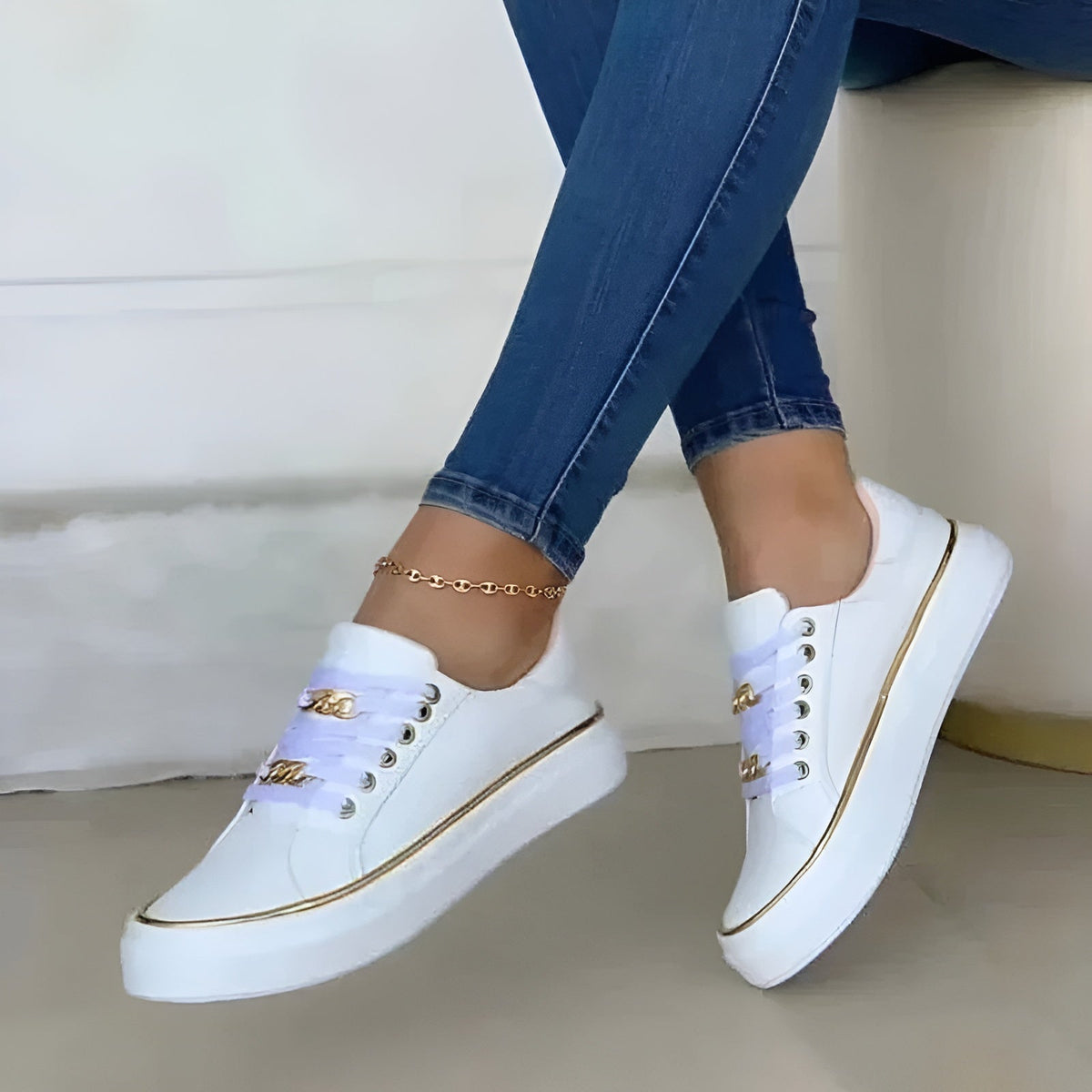 Orthopädische Damen Schnürschuhe im modernen Look