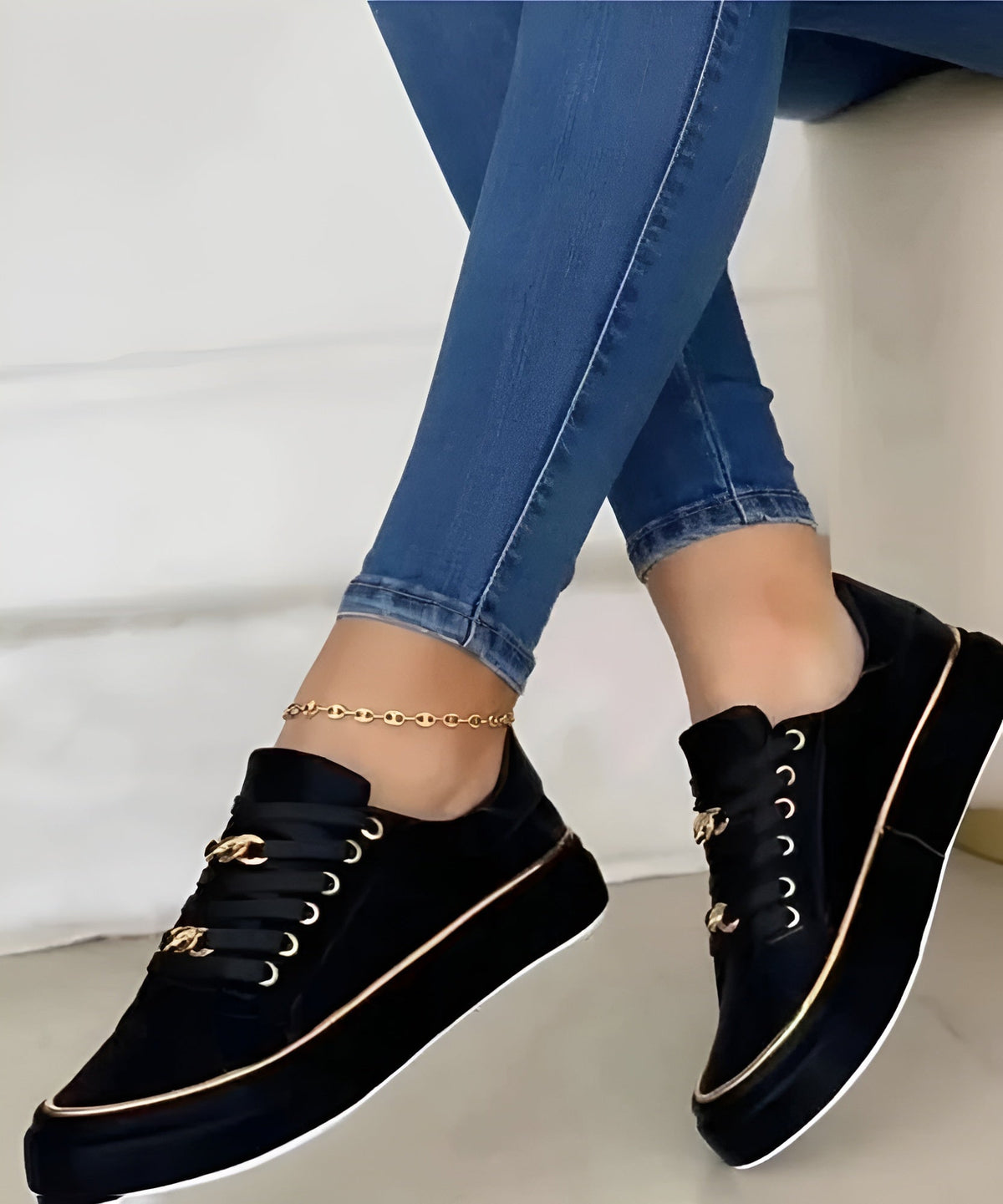 Orthopädische Damen Schnürschuhe im modernen Look