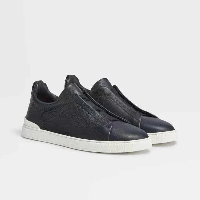 Herren Schnür Sneaker in Lederoptik